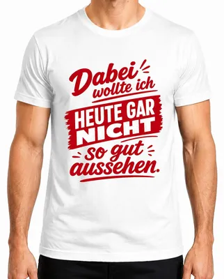 Obrázek produktu pro Tričko "Statement Sarkasmus Party Herren", bílé, velikost S