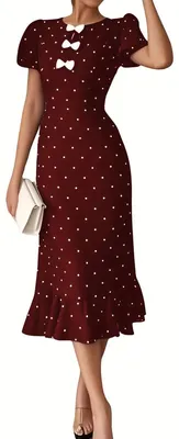 Productafbeelding van Currero Jurk met Polkadots Kurkuma XL