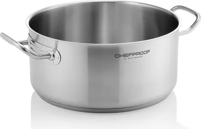Produktbild von Bratentopf Chefproof, Ø 36 cm, 14 ltr., Chromnickelstahl 18/10