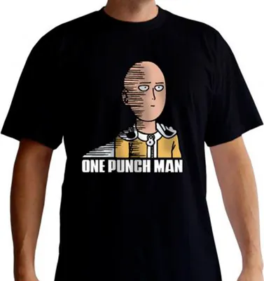 Produktbild von One Punch Man T-Shirt - Saitama Fun (schwarz) XXL