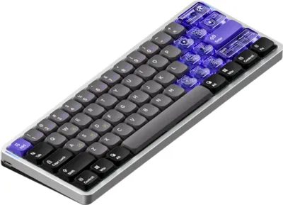 Obrázok produktu pre Herná klávesnica Nuphy Air60 HE s magnetickým spínačom, QWERTY US, nízkoprofilová magnetická klávesnica Jade Pro