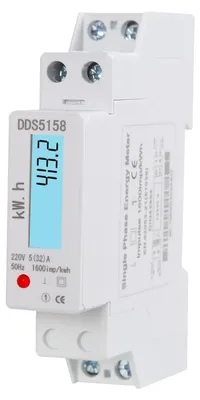 1-Phasen-KWh-Zähler 5-32A LCD 220V mit Hintergrundbeleuchtung