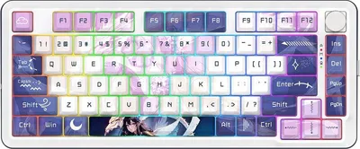 Immagine prodotto di REDRAGON K681ACG-RGB-PRO Cyrus, senza fili, USB + RF senza fili + Bluetooth, interruttore meccanico