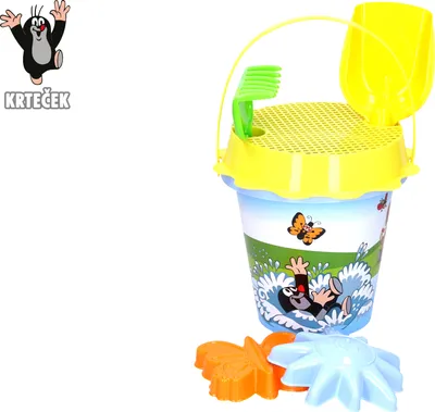Produktbild von Sandspielzeug-Set „Krtek“ 1,5 l, blau