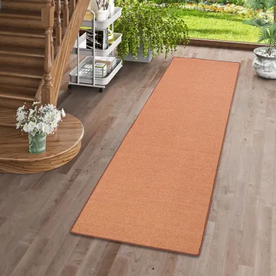 Produktbild von Sisal Natur Läufer Teppich Astra Braun, Größe:100x300 cm
