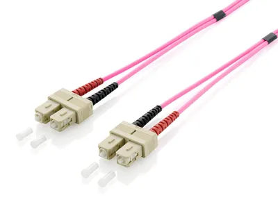 Produktbild von Equip LWL Patchkabel SC->SC 10.00m Multimode Duplex OM4 vi Polybeutel