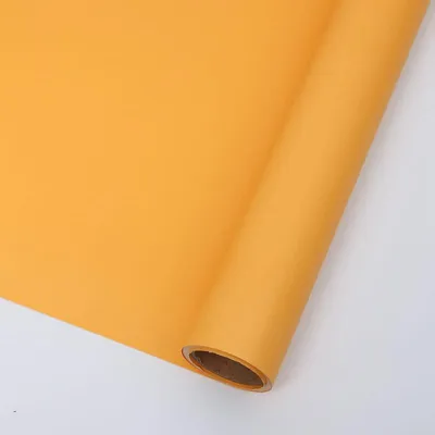 Produktbild von Floristische Folie - "Elegant" Gelbglanz - Rolle 58cm x 10m