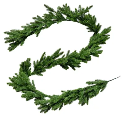 Imagen del producto de Guirnalda navideña de Clayre & Eef, 180 cm, color verde, de plástico