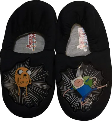 Produktbild von Adventure Time - Jungen Hausschuhe NS6083 (34 EU) (Schwarz)