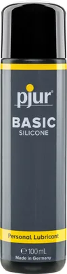 Produktbild von pjur BASIC SILICONE - Silikon-Gleitgel ideal für Einsteiger - kondomgeeignet und nicht klebend - für Männer & Frauen (100ml)
