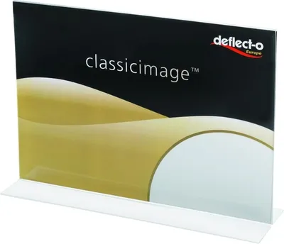 Produktbild von Tischaufsteller Classic Image gerade A6 quer transparent
