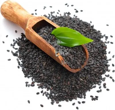 Produktbild von Sesamsaat natur schwarz - Ellis Gewürz
