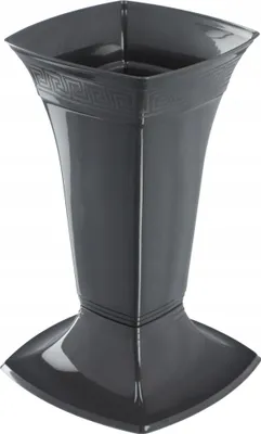 Obrázok produktu pre Hrobová váza – cintorínska váza – 30 cm – na náhrobok – strieborná