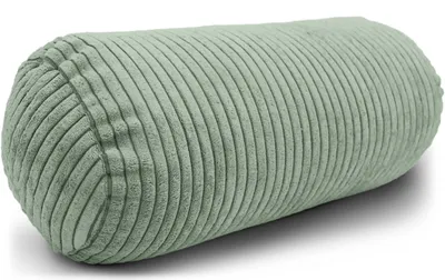 Produktbild von Amilian Nackenrolle 40x15 cm mit Bezug, Kissenrolle in Cord-Optik - Blattpoesie