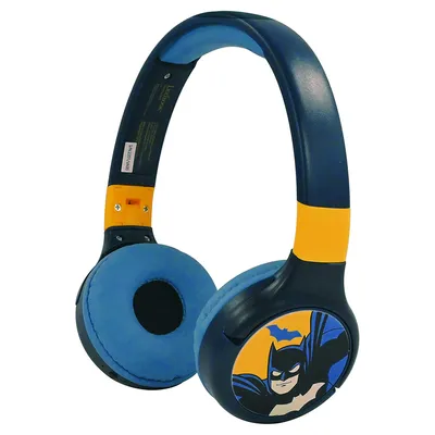 Produktbild von 2-in-1-Batman-Kopfhörer mit Bluetooth und Kabel mit Soundbegrenzung