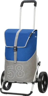 Produktbild von Andersen SHOPPER MANUFAKTUR Einkaufstrolley Royal Shopper Filip 46L Blue blau 107cm