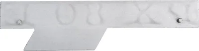 Zdjęcie produktu dla Emblemat 'PX80E Lusso lettering' aluminium 130x33mm czarny/srebrny/czerwony dla Vespa PX 80 E Elestart