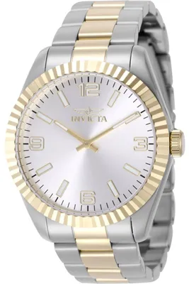 Immagine prodotto di Invicta Specialty 49676 Orologio da Uomo - Movimento al Quarzo - Acciaio Inossidabile con Quadrante Argento - 43 mm