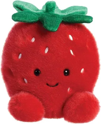 Image de Aurora, 33573, Palm Pals Juicy fraise 13cm, Peluche, Rouge
