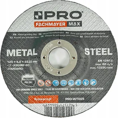 Produktbild von Pro Schleifscheibe für Metall 125x6,0mm