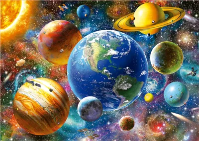 Produktbild von Educa Puzzle. Solar system 500 Teile