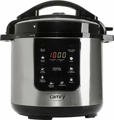 A studio shot of a multi-cooker.