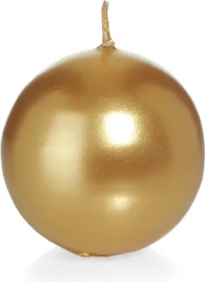 Produktbild von Kugelkerzen Gold, Ø 10 cm, 6 Stück