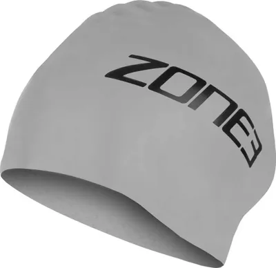 Obrázek produktu pro Zone3 Extra dlouhé vlasy Plavecká čepice Grey,Silver Grey,Silver Jedna velikost
