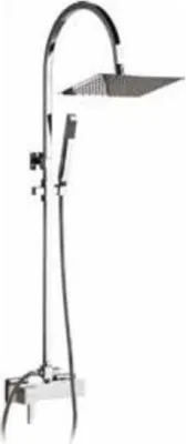 Produktbild von Demm Duschsystem mit Einhebelmischer Set mit Handbrause und eckigem Brausekopf 25 x 15 x 1 15 x 1, 29440.023.C