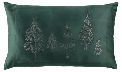 Obrázok produktu pre Vianočný dekoratívny vankúš s motívom stromčeka, 30 × 50 cm