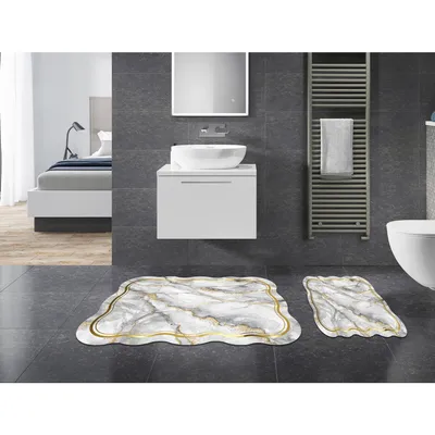 Produktbild von Mijolnir, Nixie- ANR1594, Grau, Badematten, 1300 gr/m², 100% POLYESTER