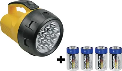 Produktbild von LED-HANDSCHEINWERFER - 16 LEDs - 4 x D-BATTERIE