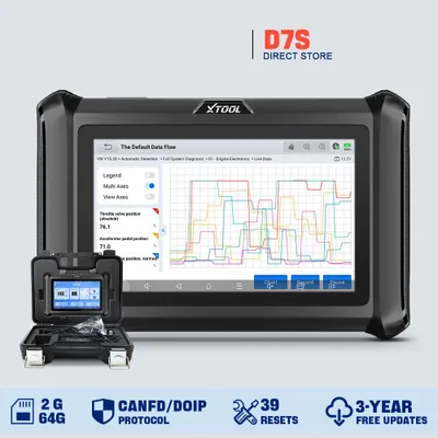 Obrázek produktu pro Diagnostický nástroj pro automobily - OBD skener - Čtečka chybových kódů - Diagnostické zařízení - Bezdrátový dotykový displej