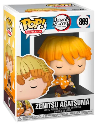 Obrázek produktu pro Funko POP! animation: Demon Slayer - Zenitsu Agatsuma - Vinylová sběratelská figurka - Nápad na dárek - Oficiální zboží - Hračky pro děti a dospělé - Fanoušci anime - Model figurky pro sběratele