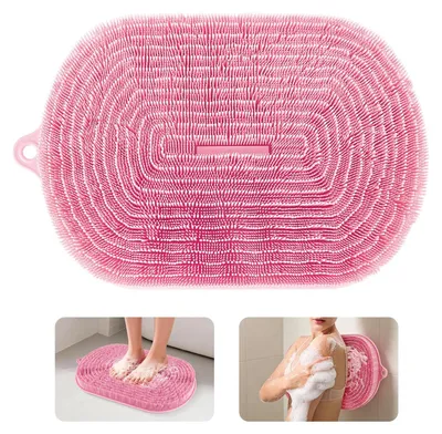 Productafbeelding van Siliconen douchemat voor voetmassage met zuignappen