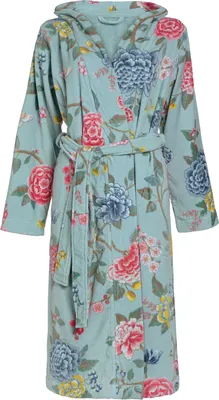 Produktbild von PiP Studio Bademantel Morgenmantel Saunamantel Bathrobe Good Evening, Farbe:Blau, Wäschegröße:S, Artikel:-blue