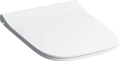 Produktbild von GEBERIT Smyle Square WC-Sitz, schmales D Sandwichform, mit Absenkautomatik, weiß