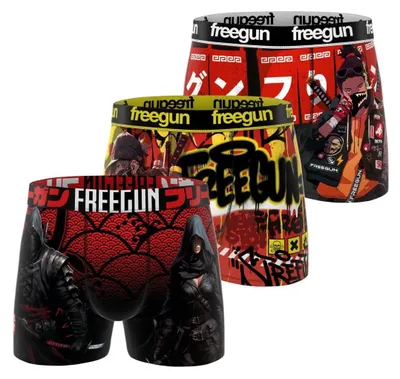 Immagine prodotto di FREEGUN, slip mutanda per ragazzi, confezione da 3, colore rosso, taglia A97 (14-16 anni)
