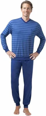 Produktbild von Hajo Pyjama lang für Herren