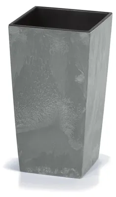Produktbild von DEUBA® Blumentopf 49L 61x32,5x31,5cm Betonoptik Inkl. Einlegeboden Indoor Outdoor Blumenkasten Pflanzkübel Grau