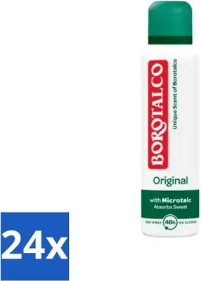 Immagine prodotto di Borotalco Deo Spray Original 150 ml - Confezione risparmio - 24 pezzi
