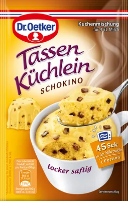 Produktbild von Oetker Tassenküchlein Schokino 0,05Kg