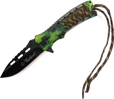 Produktbild von Eurocatch Radient Klappmesser - 420RVS Lemmet - 4,75" Glow in the Dark