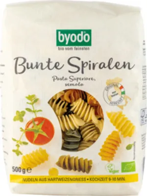 Immagine prodotto di Spirali di semola - colorate 500g