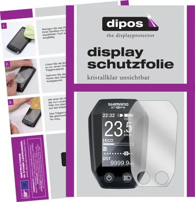 Produktbild von 3x Schutzfolie für Shimano Steps LCD SC-E6010 klar Displayschutzfolie Folie Display Schutz dipos