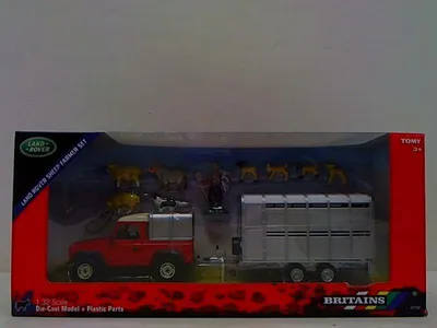 Zdjęcie produktu dla TOMY Britains Land Rover z przyczepš zestaw 43138
