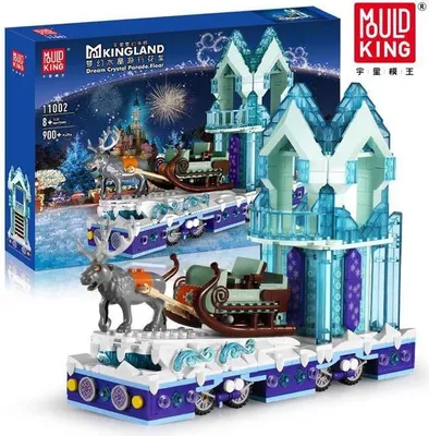 Zdjęcie produktu dla Mould King 11002 Kryształowy wóz paradny Klocki 900+szt. Zabawki