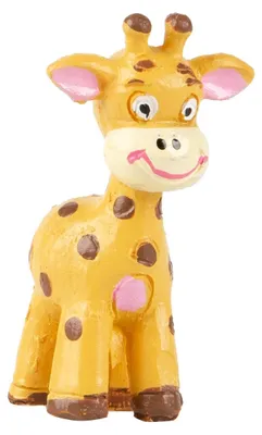 Produktbild von Giraffen-Figur aus Harz 3 cm x 3 cm Safari-Motto - Einheitsgröße