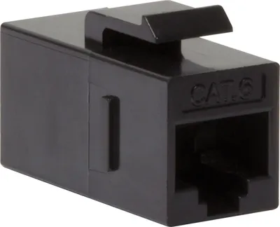 Obrázek produktu pro LogiLink NK4012, Plochý, Černá, RJ-45, RJ-45, Samice, Samice