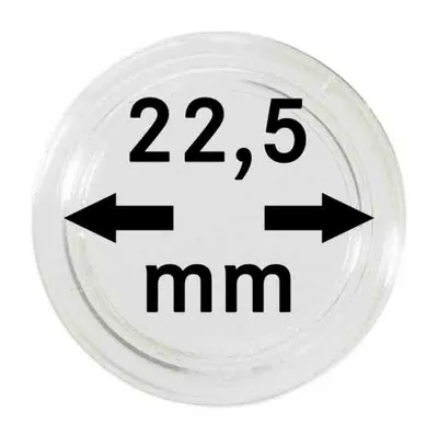 Produktbild von Lindner 2250225P Münzkapseln 22,5 mm-10er Pack
